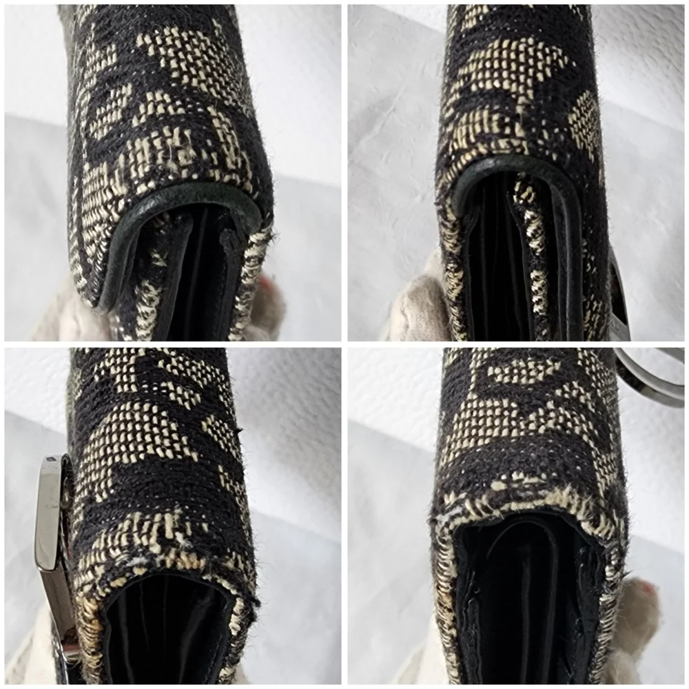 Auth Dior Oblique Trotter Saddle Lotus Wallet